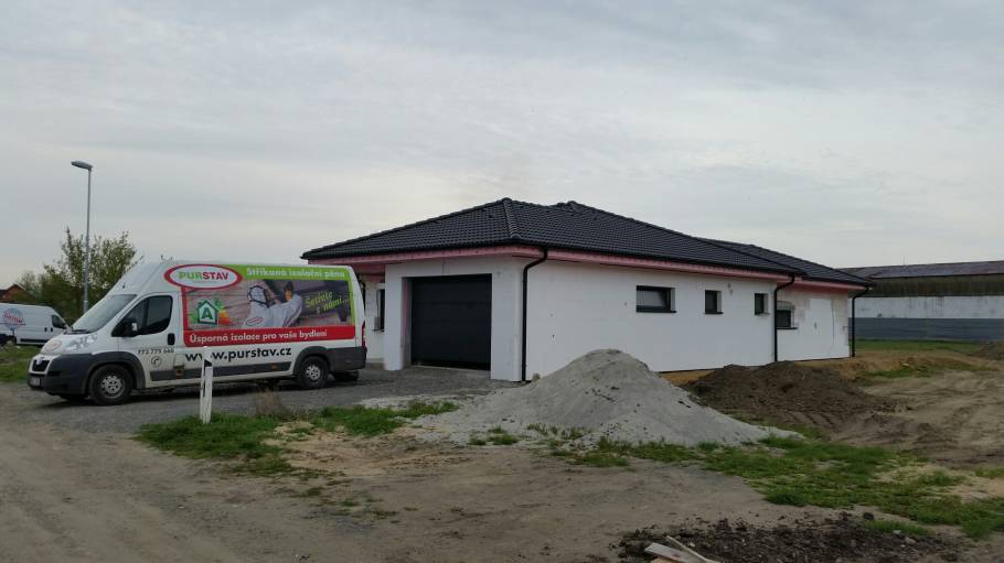 Izolace stropu Bungalovu Kostoliště (Slovensko